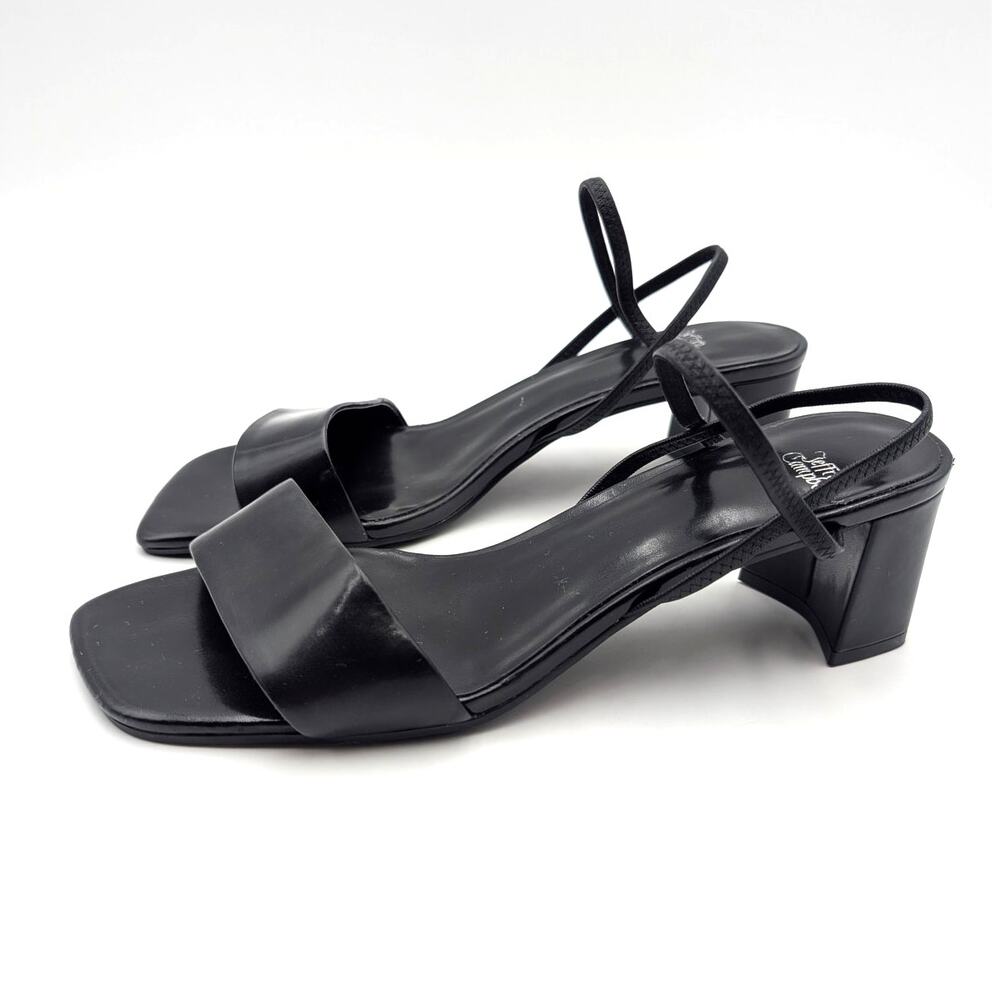 Jeffrey Campbell Adapt Slingback Heel Sandals Women's Black Size US10 EU40.5